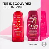 Elseve Color Vive Apres-Shampooing Bouclier Couleur enrichi en Vitamine Cg Pure et Filtre UV