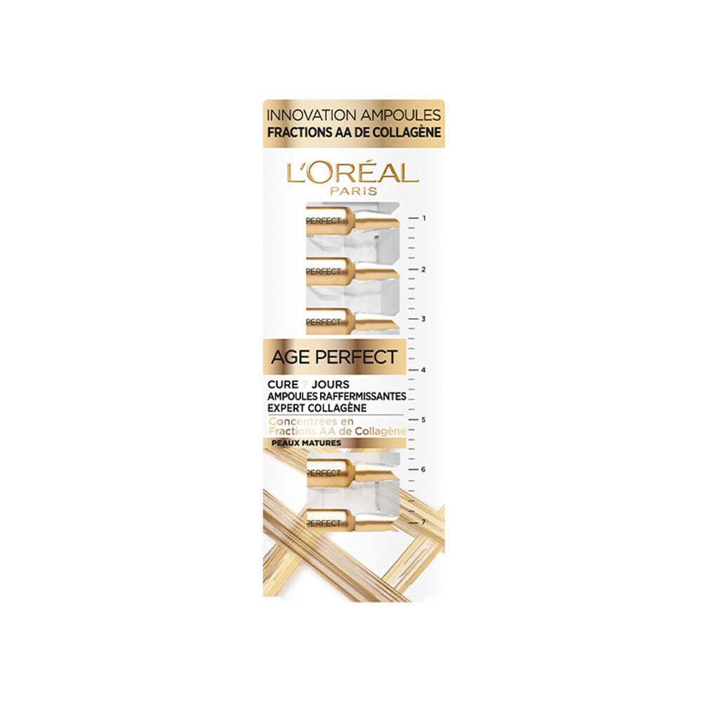 L OREAL PARIS Age Perfect Cure 7 Jours Ampoules Raffermissantes Collag&egrave;ne - 7 ml - L'Or&eacute;al Paris