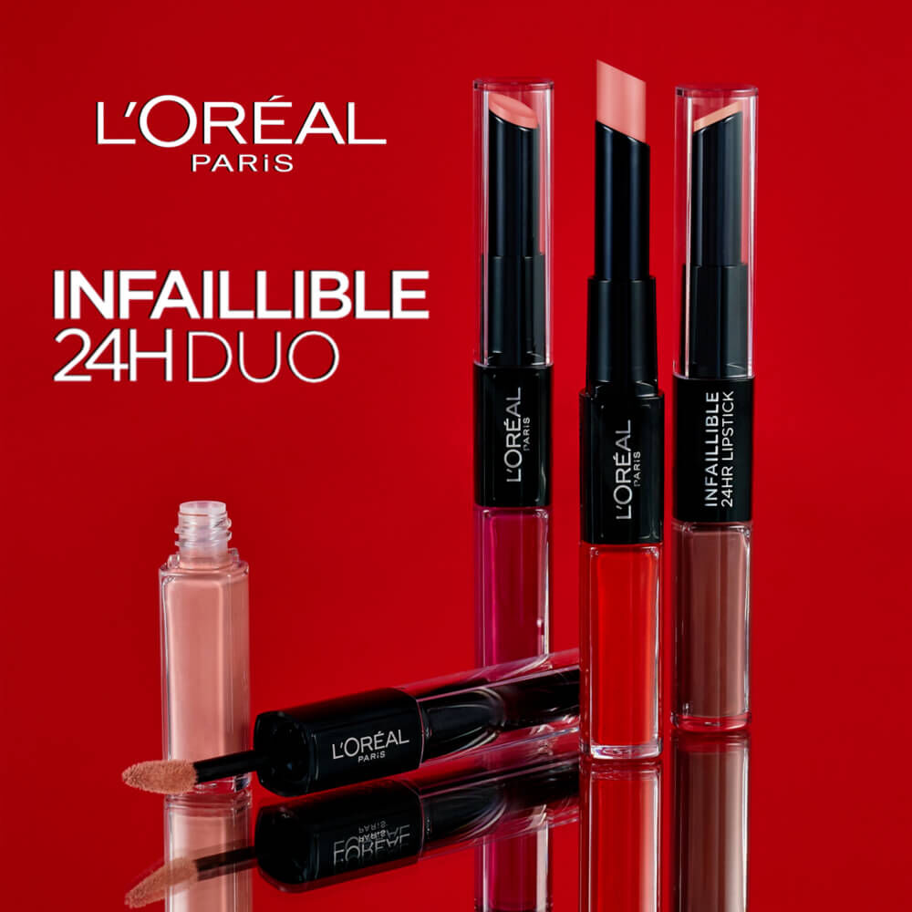Rouge a levres longue tenue Infaillible 24H Duo