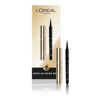 L'Oreal Paris   Coffret Cadeau – L'Oreal Paris Mascara Panorama et Eyeliner Perfect Slim