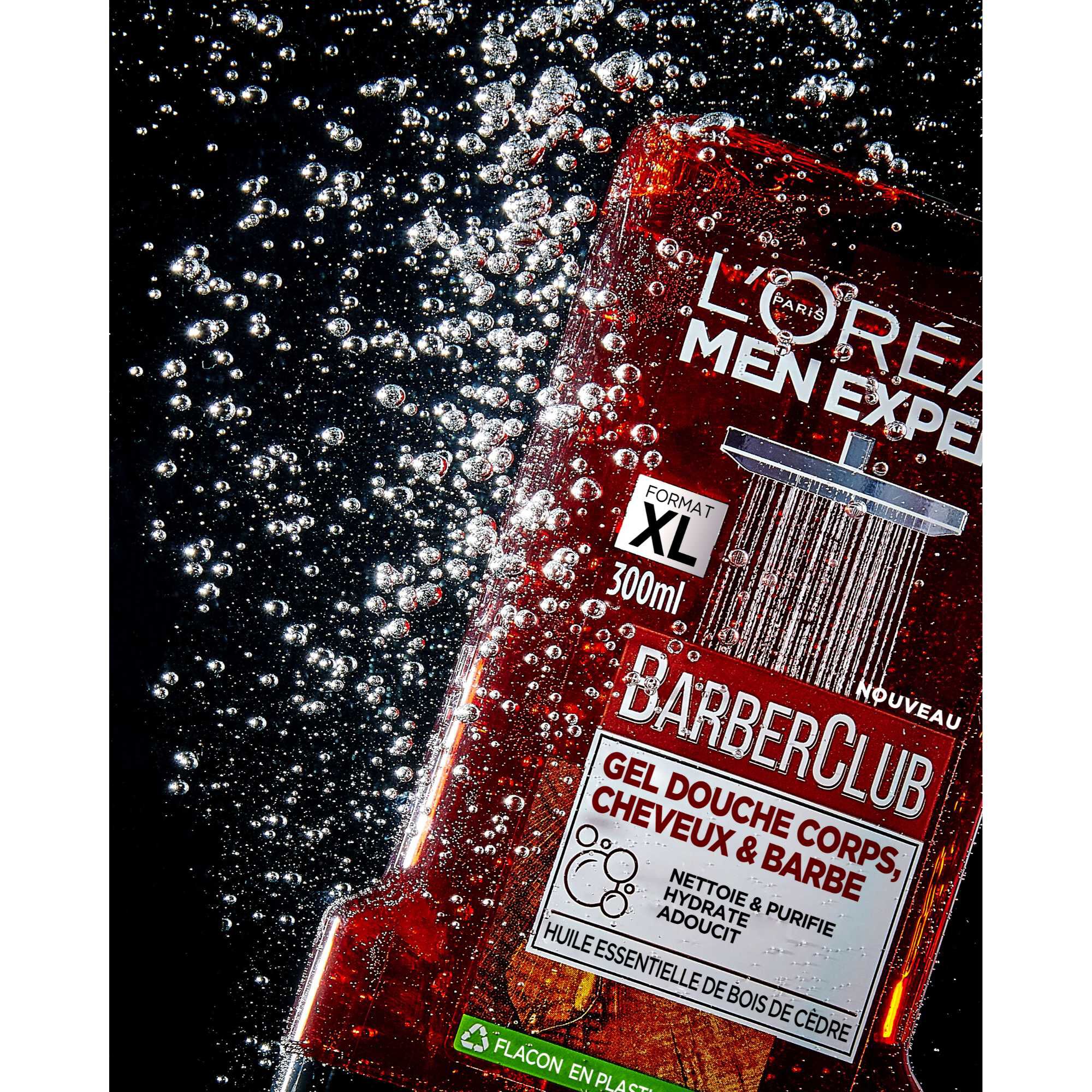 Gel Douche Corps, Cheveux & Barbe BarberClub