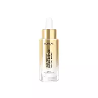 Bouteille doree du serum rafermissant L'Oreal Age Perfect Micro-Peptide de Collagene avec pipette.