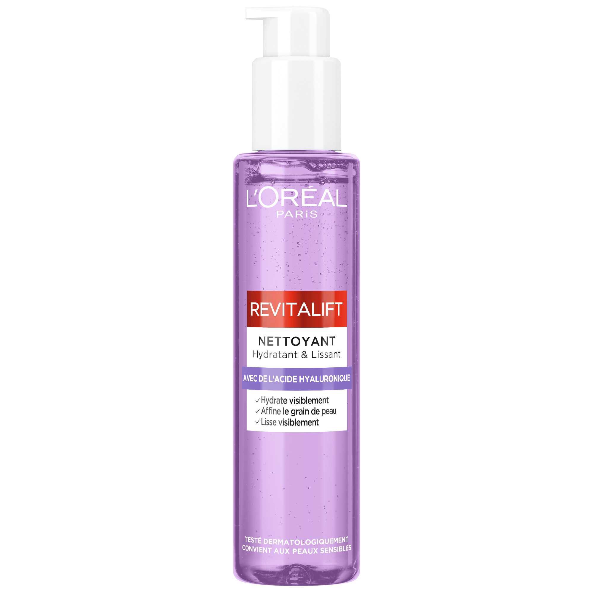 Revitalift Filler Nettoyant Hydratant et Lissant aux Acides Hyaluronique et Salicylique
