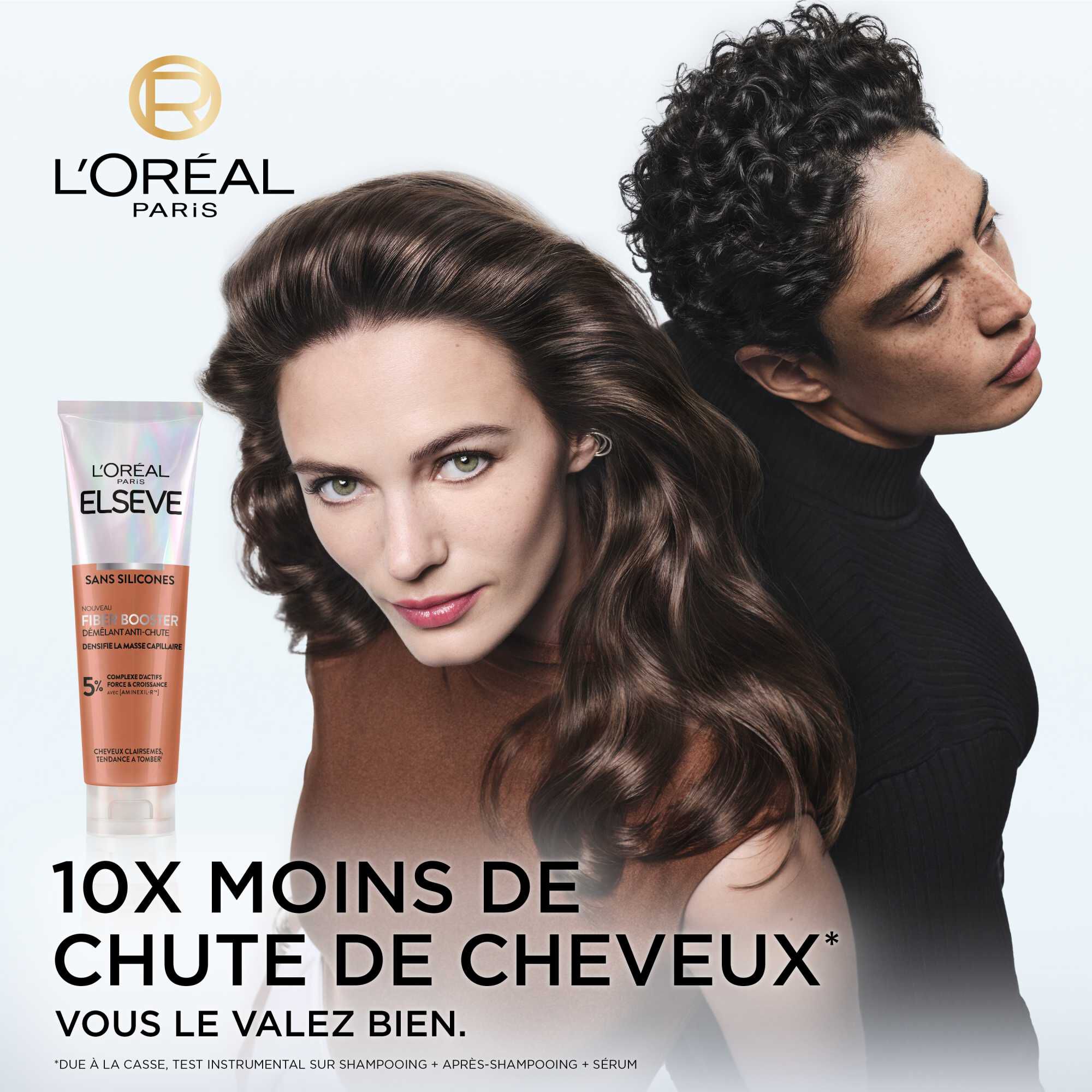 Elseve Fiber Booster  Demelant Sans Silicones Anti-Chute Enrichi en AMINEXIL-R™